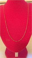 Sterling Silver Adjustable 24” Box Chain Necklace
