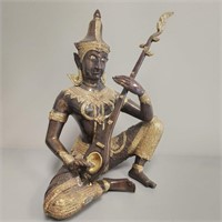 Gilt Bronze Statue Goddess Sarwasvati