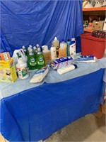 Quantity of cleaning supplies