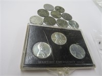12 - Zinc Coated Steel Lincoln Cents