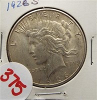 1926-S Peace Silver dollar.