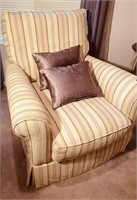 DOMAIN UPHOLSTERED CHAIR W PILLOWS