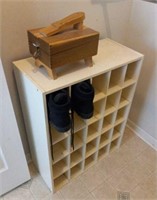 Shoe storage box and shoe shine box