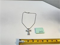 Vtg JBK Jacqueline Kennedy Camrose Cross Necklace