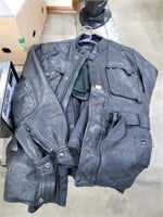 Hein Gericke 40 Leather Jacket w/ Liner