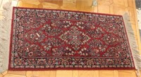 Karastan Red Sarouk 2.2' x 4' area rug