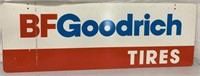 BF Goodrich Tires double-sided metal sign