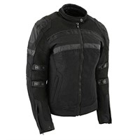 Milwaukee Leather MPL2775 Black Armored Textile