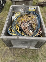 Pallet of Electrical Cord & HD Outside Lights