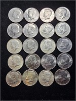 1967-1976 Kennedy Half Dollars (20)