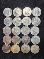 1965-1976D Kennedy Half Dollars (20)