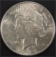 1926-D PEACE DOLLAR CH AU