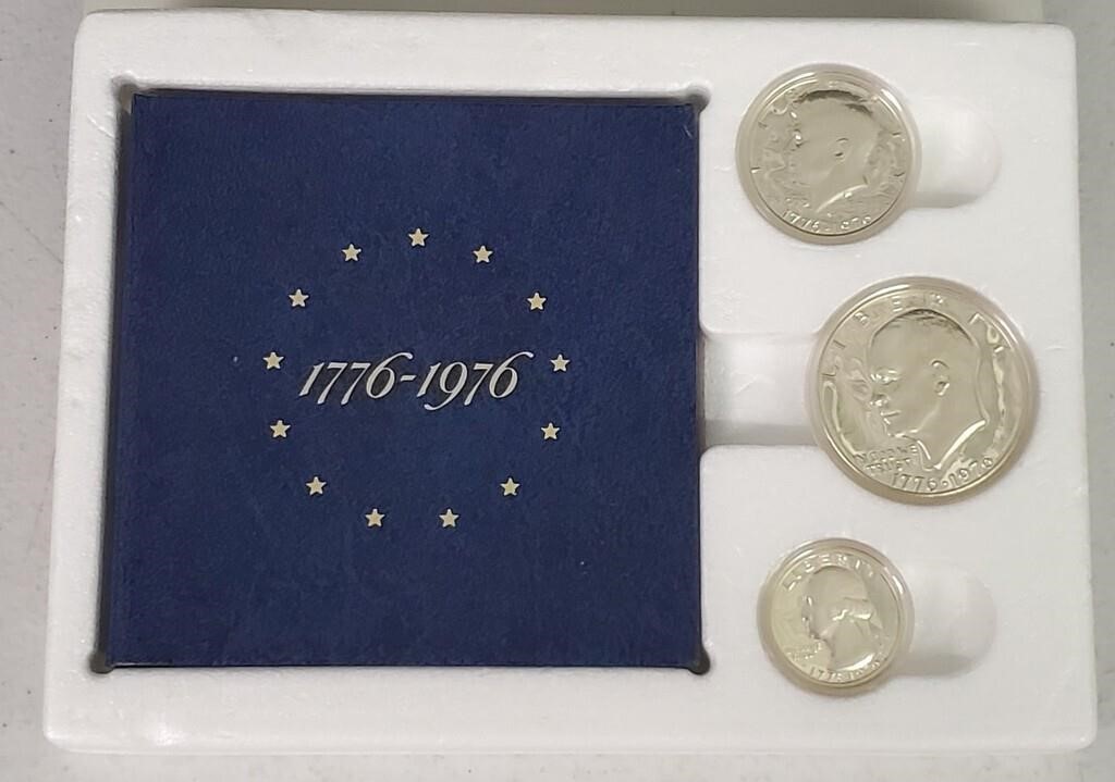 1976-S Bictennial Silver Proof Set With Box