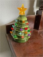 6 inch lighted ceramic tree