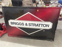 Vintage Briggs & Stratton metal sign
