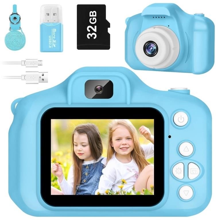 R1556  Rirool HD Kids Camera, Selfie Camera - Blue