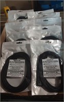 Box of 10 Party link 10 Ft C cord to USB adapters