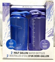 Zulu Half Gallon Water Bottles 2 Pack