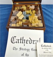 Cathedral Wood Strategy Tabletop Board Game