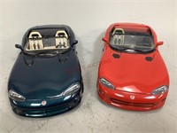 Two Burago Dodge Viper RT/10 1:18 Scale Models