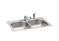 Glacier Bay 33 in. Stainless Steel Kitchen Sink