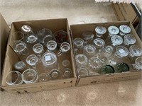 2 BOX LOTS OF ASST. GLASSES & MUGS