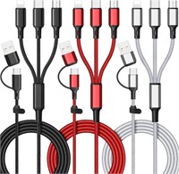 ANKNDO 3PACK 6in1 Multi Charging Cable
