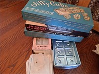 3 jiffy cube ice cube maker, 2 boxes the modern