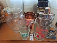 Seagrams 7 &7up glass mug, cambria county was