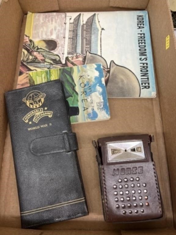 Discharge Wallet with Vintage Radio