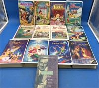 12 Disney Classic VHS Tapes + Another
