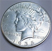 1935-S Peace Silver Dollar High Grade