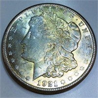 1921-S Morgan Silver Dollar Uncirculated
