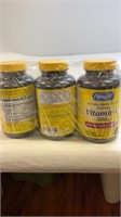 3 pack 100 tablets Vitamin C 500mcg