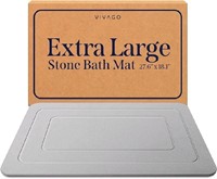 VIVAGO Diatomite Stone Bath Mat Large for Bathroom