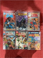 6 bagged and backed comics