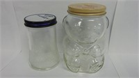 Collectible Kraft Honey Jars (2) Baby Bear