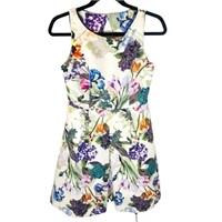 GABBY Skye Floral Fit & Flare Dress Sz 4