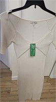 NWT Guess SS Maddison Rib Dress Smoked Salmon Wome