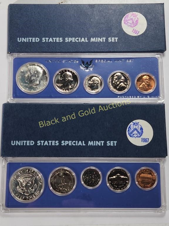 (2) 1967 United States Special Mint Set