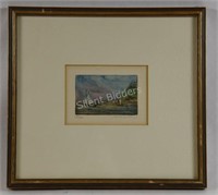 Signed Limited Edition Framed Watercolor