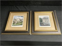 Pair of Signed Caldwell Framed Art Prints.
