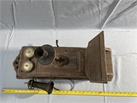 Antique Wall Crank Telephone