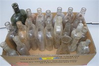 21 Vintage Glass Bottles