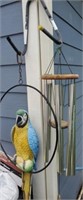 PARROT AND WIND CHIMES