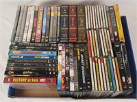 Lot Of Dvds & Cds Harry Potter Lord Of The Rings