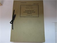 1944 World War II Handbook on Japanese Military