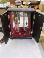 Jewelry box w/ jewelry unsearched