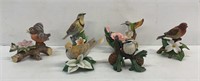 (6) Porcelain Birds by Andrea & Lenox