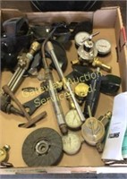 Acetylene, torches,  gauges ,safety glasses, and